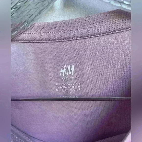 H&M Girl 2-piece DryMove™ Sports Set Light pink Active Vibes Size  12-14 - Picture 5 of 8